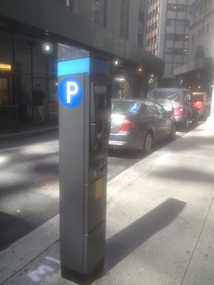 Parking meter in FiDi