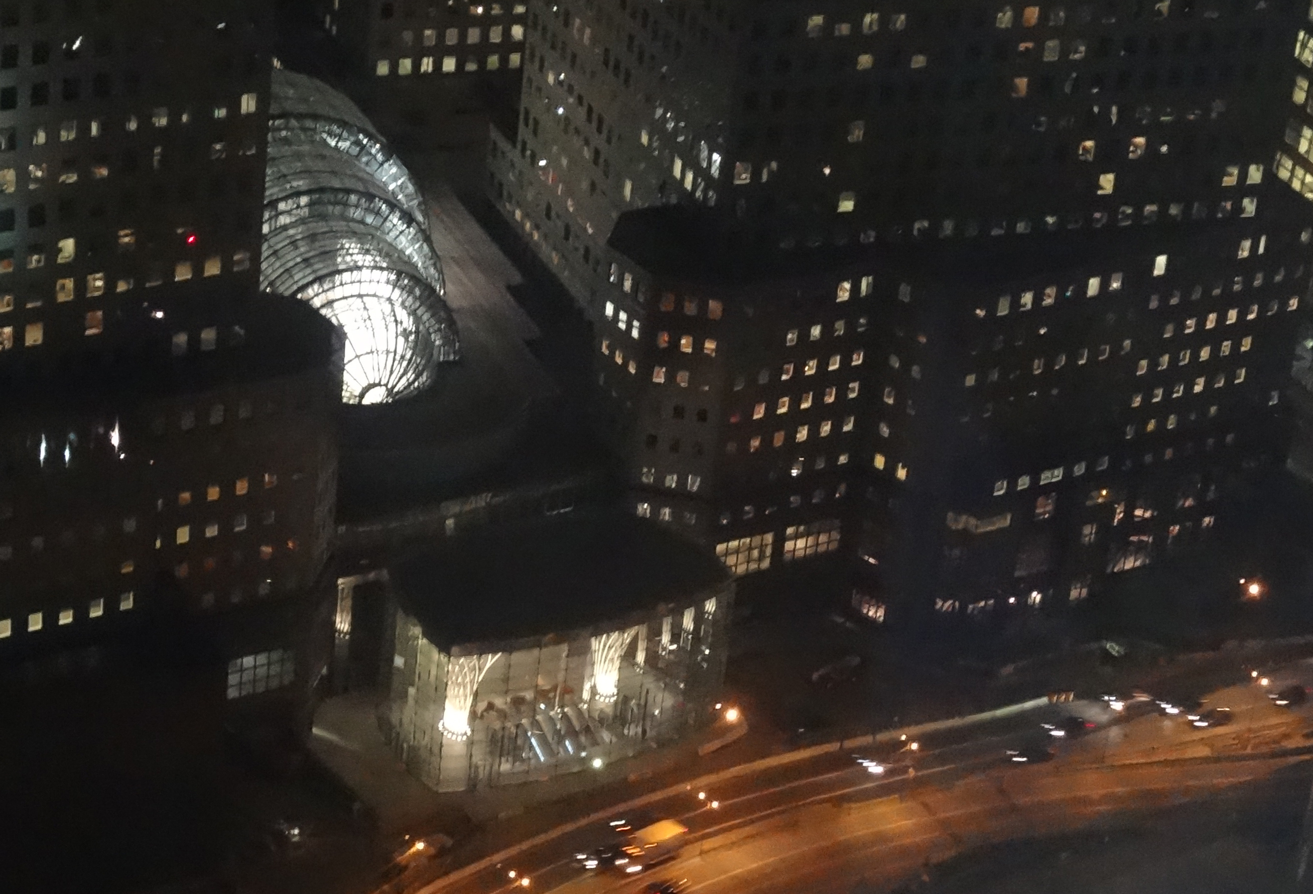 Brookfield glass cube from 4 WTC a
