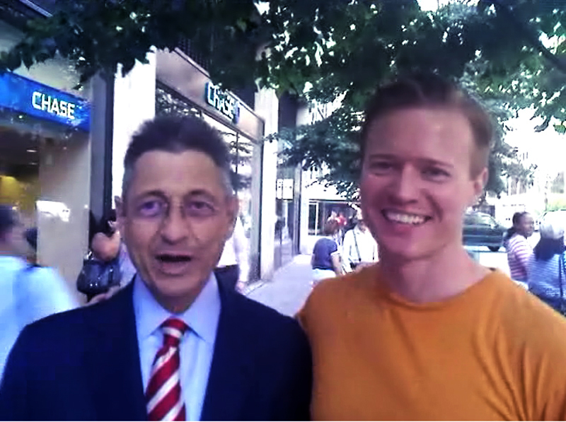 Sheldon Silver and me 2009