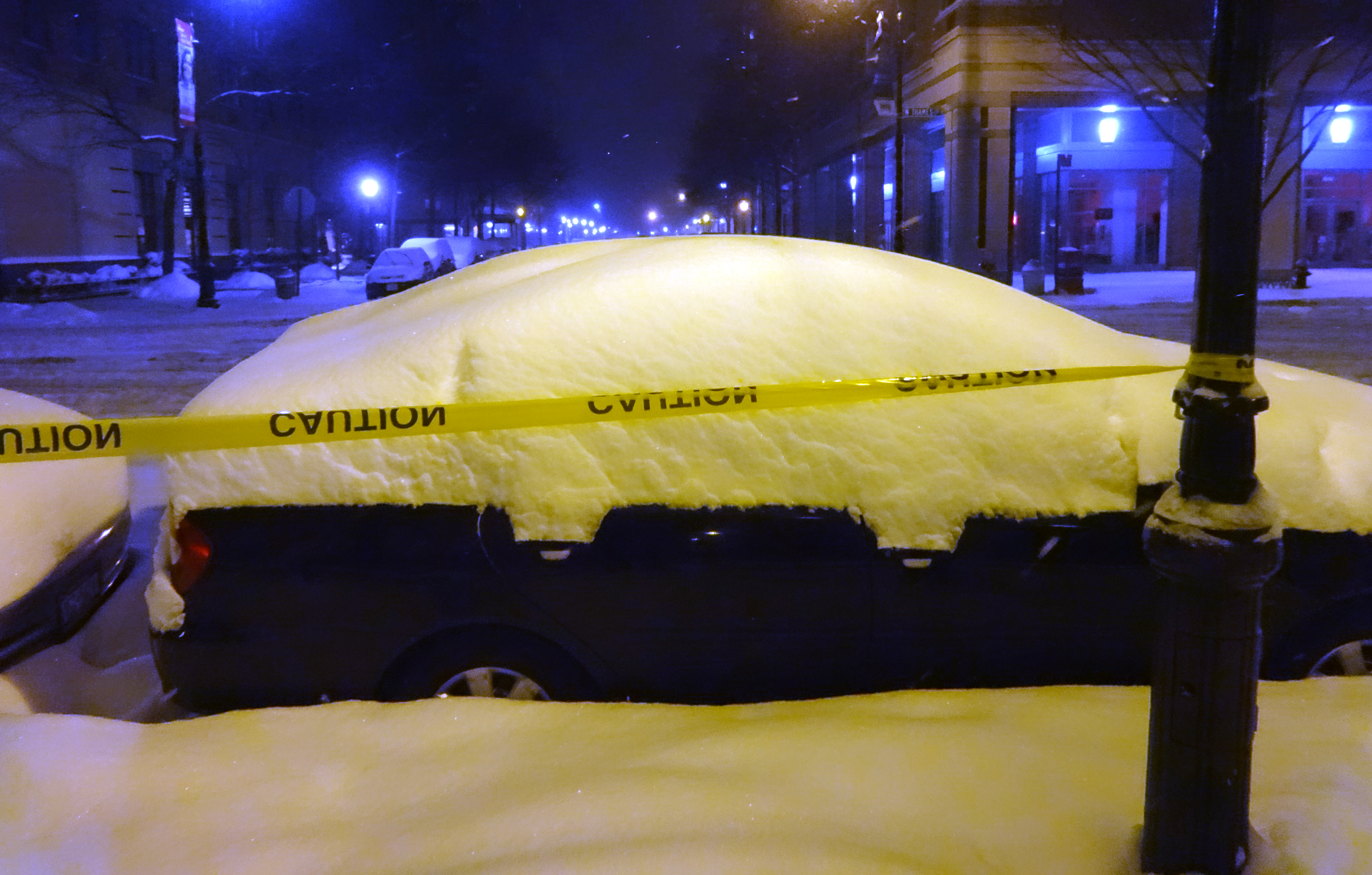 Car in snow 1-21-2014