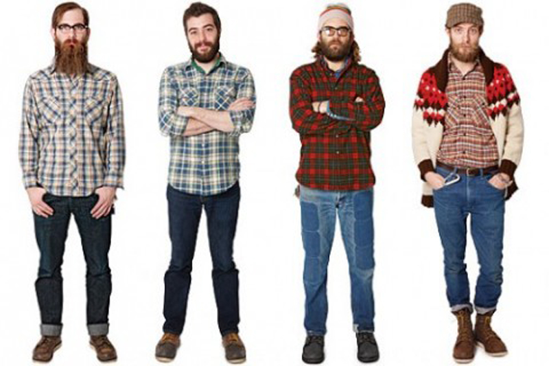 Bearded hipsters