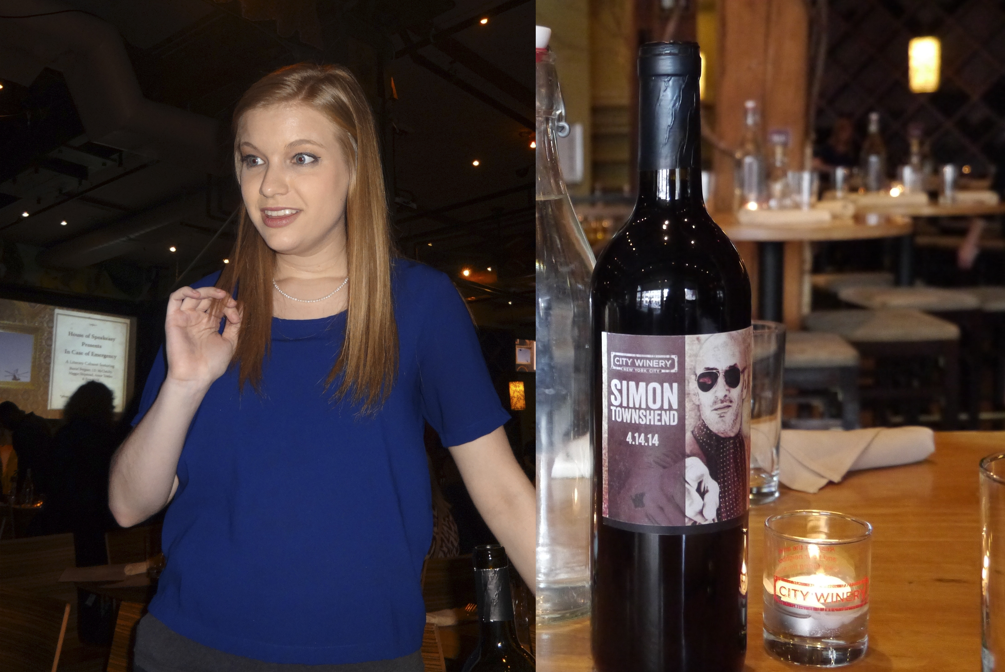 City Winery wine lady