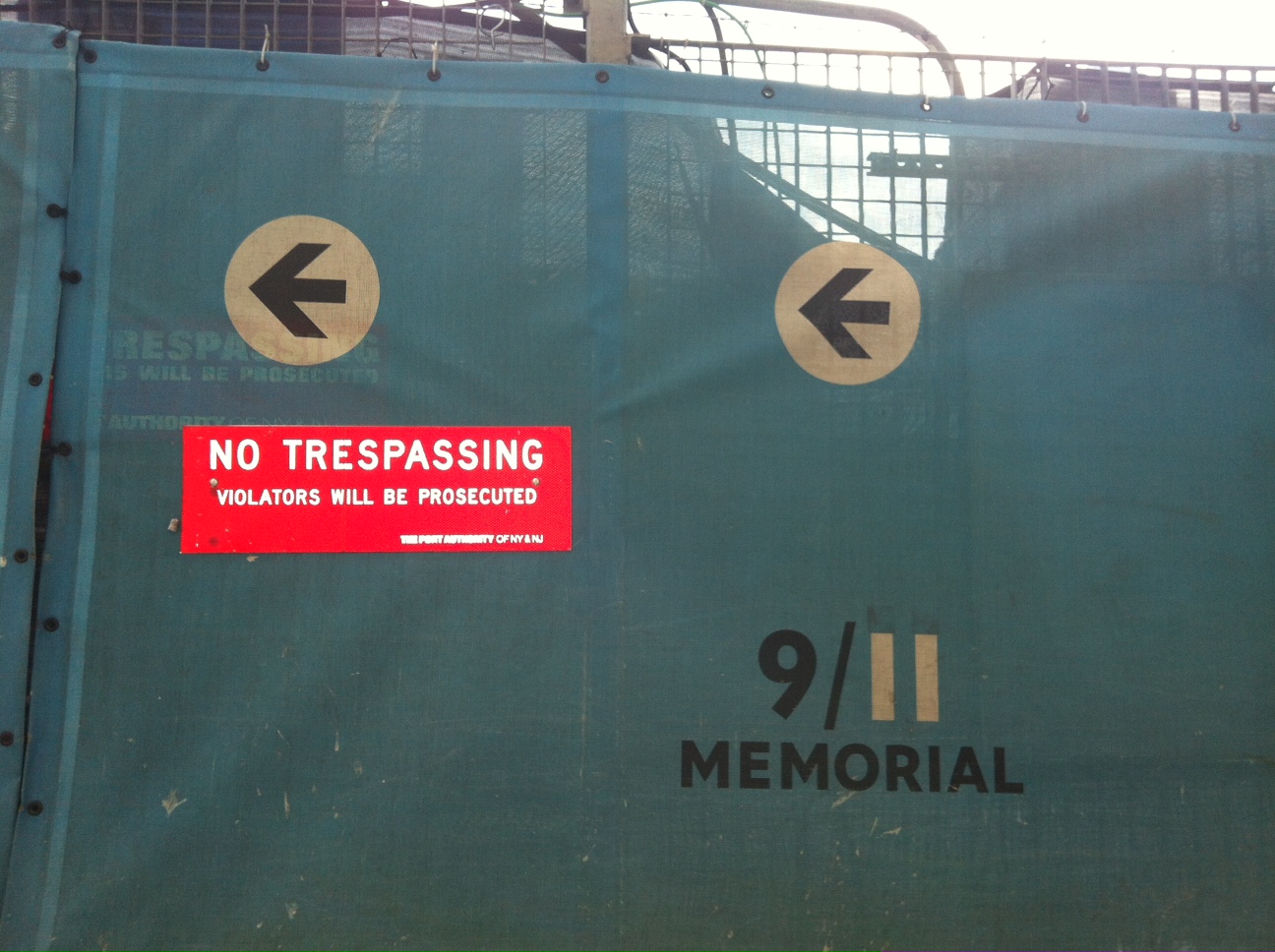 No Trespassing at WTC