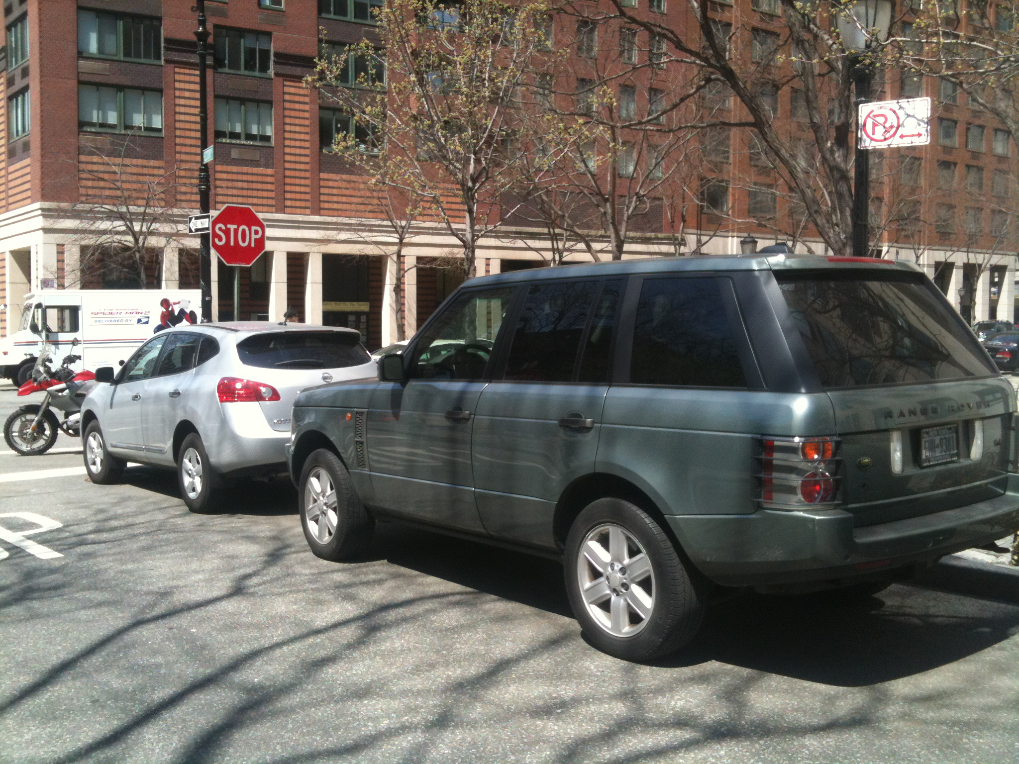 Range Rover parked