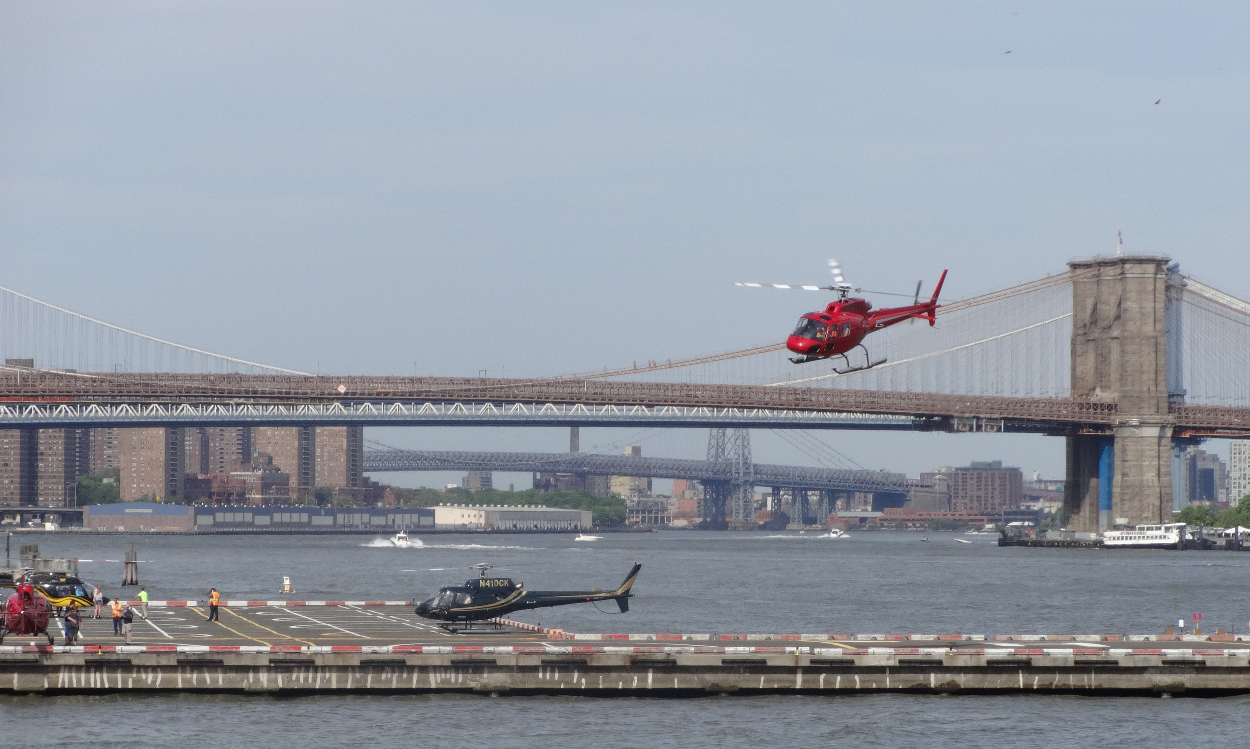 Tourist helicopters Seaport 5-26-2014