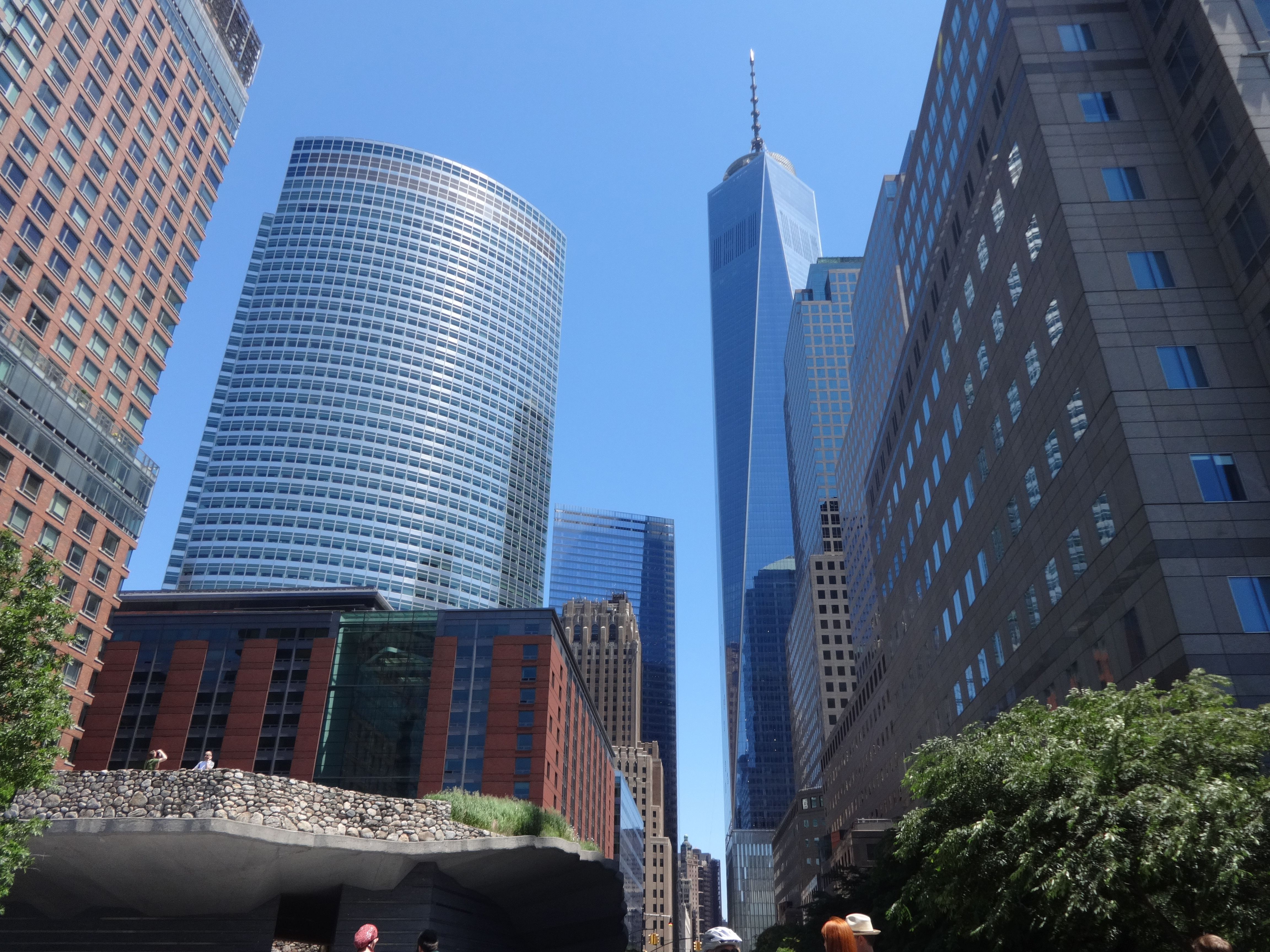 Freedom Tower from Irish Memorial 6-15-2014