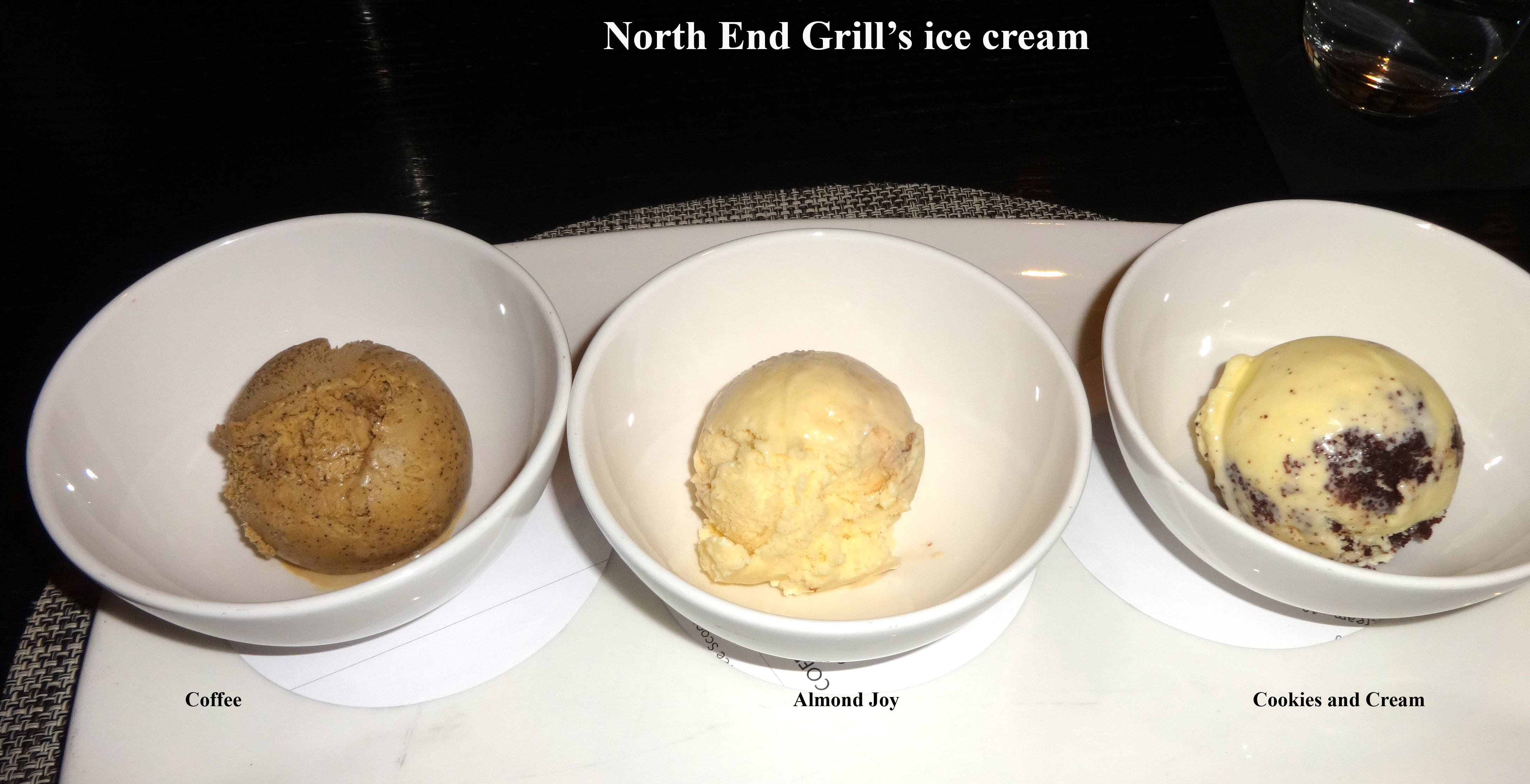North End Grill ice cream