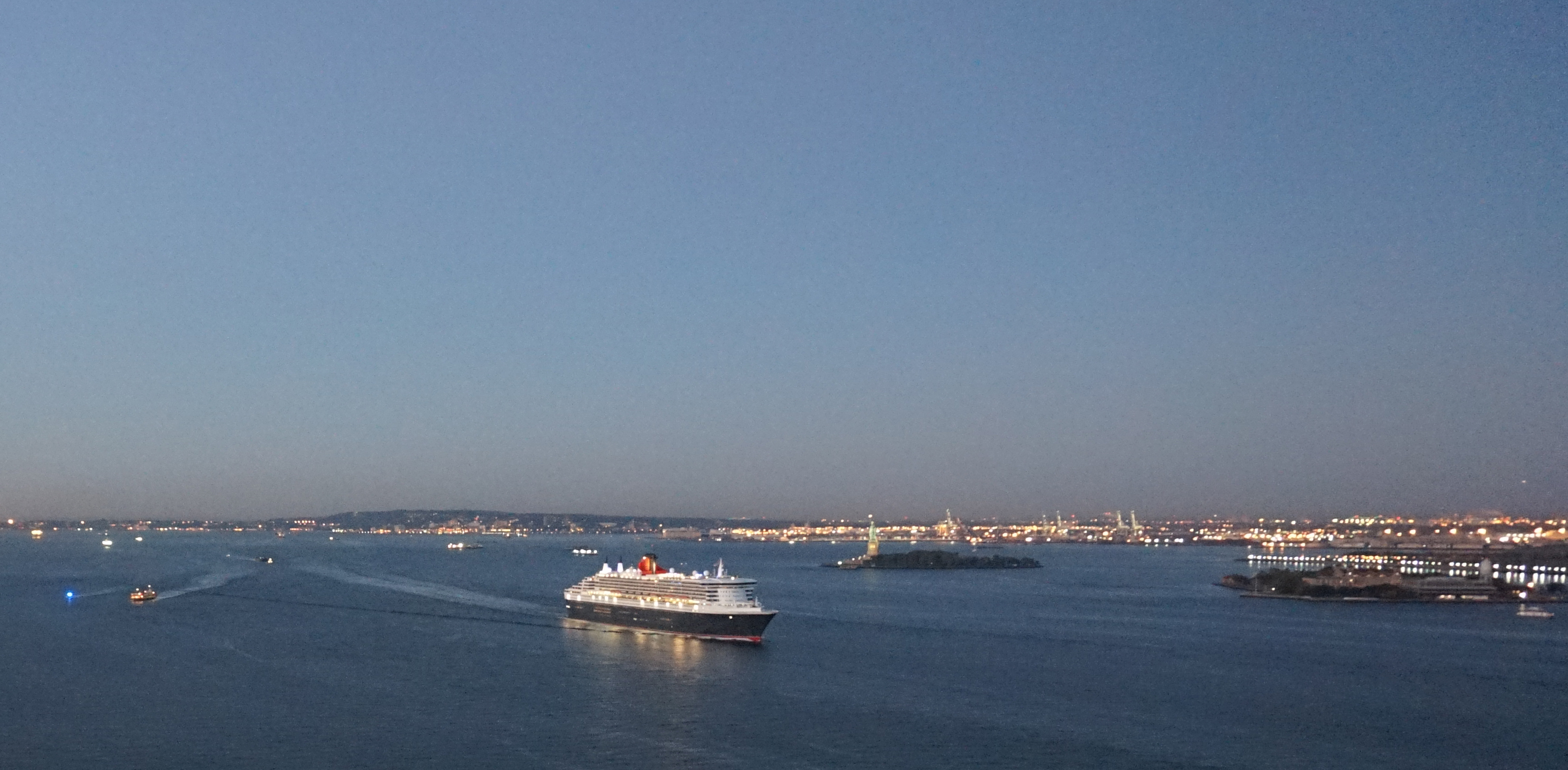 Queen Mary in port
