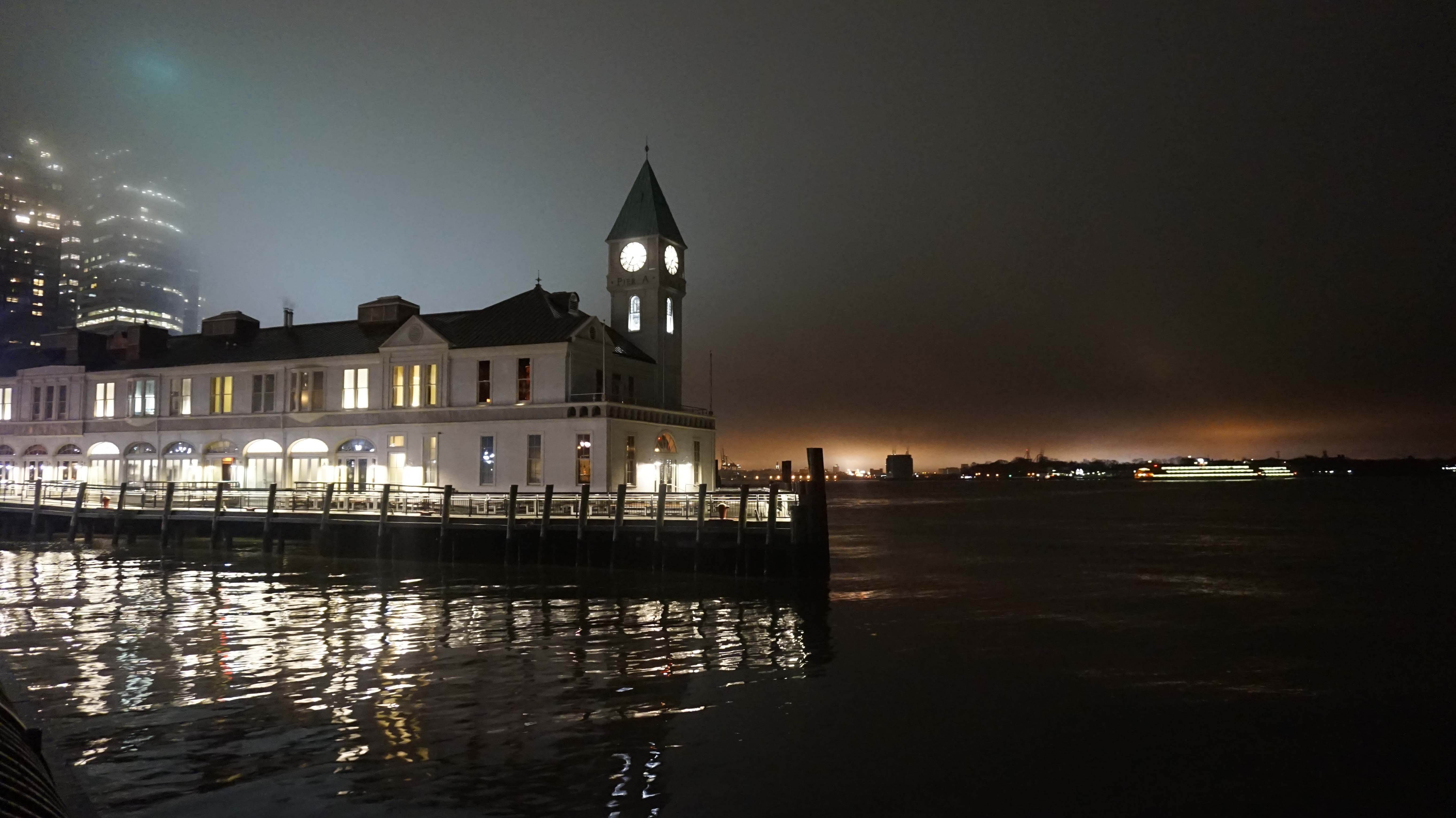 Pier A in fog 12-24-2014