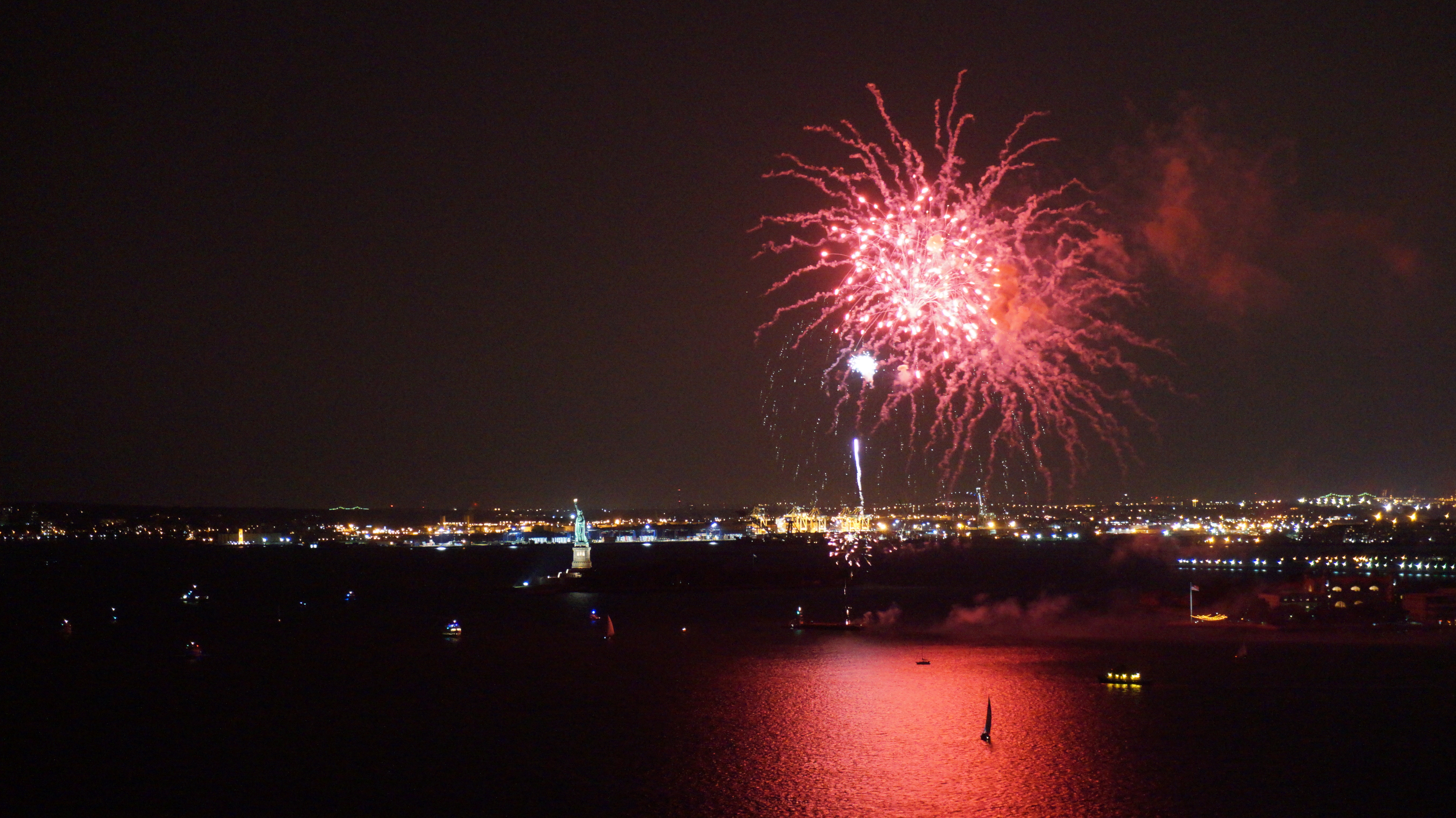 Red fireworks 7-22-2014