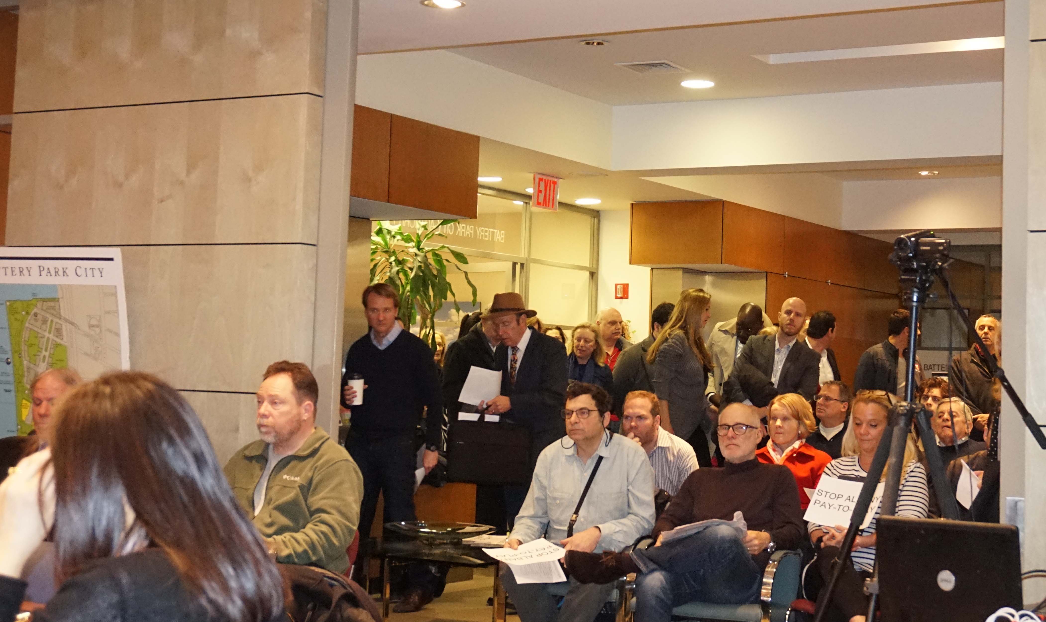 BPCA crowd in lobby 1-22-2015