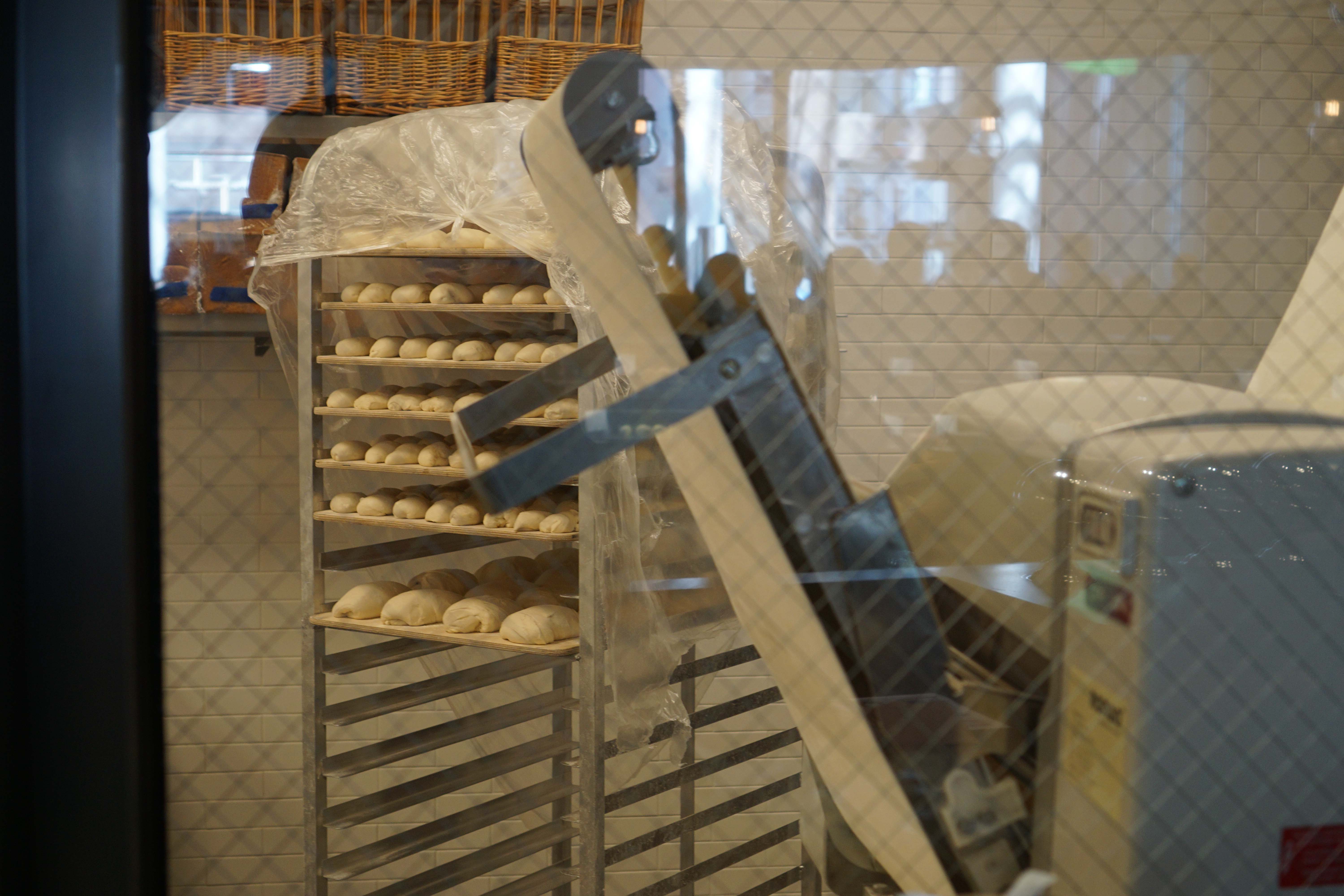 Le District bakery racks