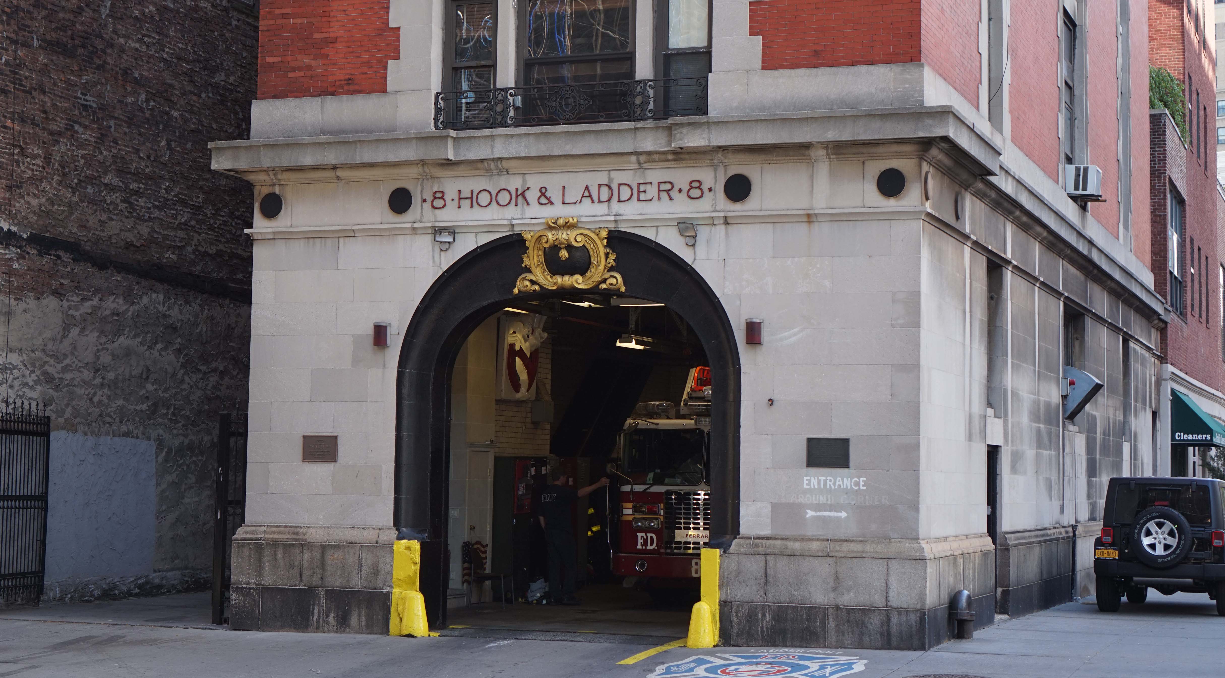 Ghostbuster fire station Tribeca