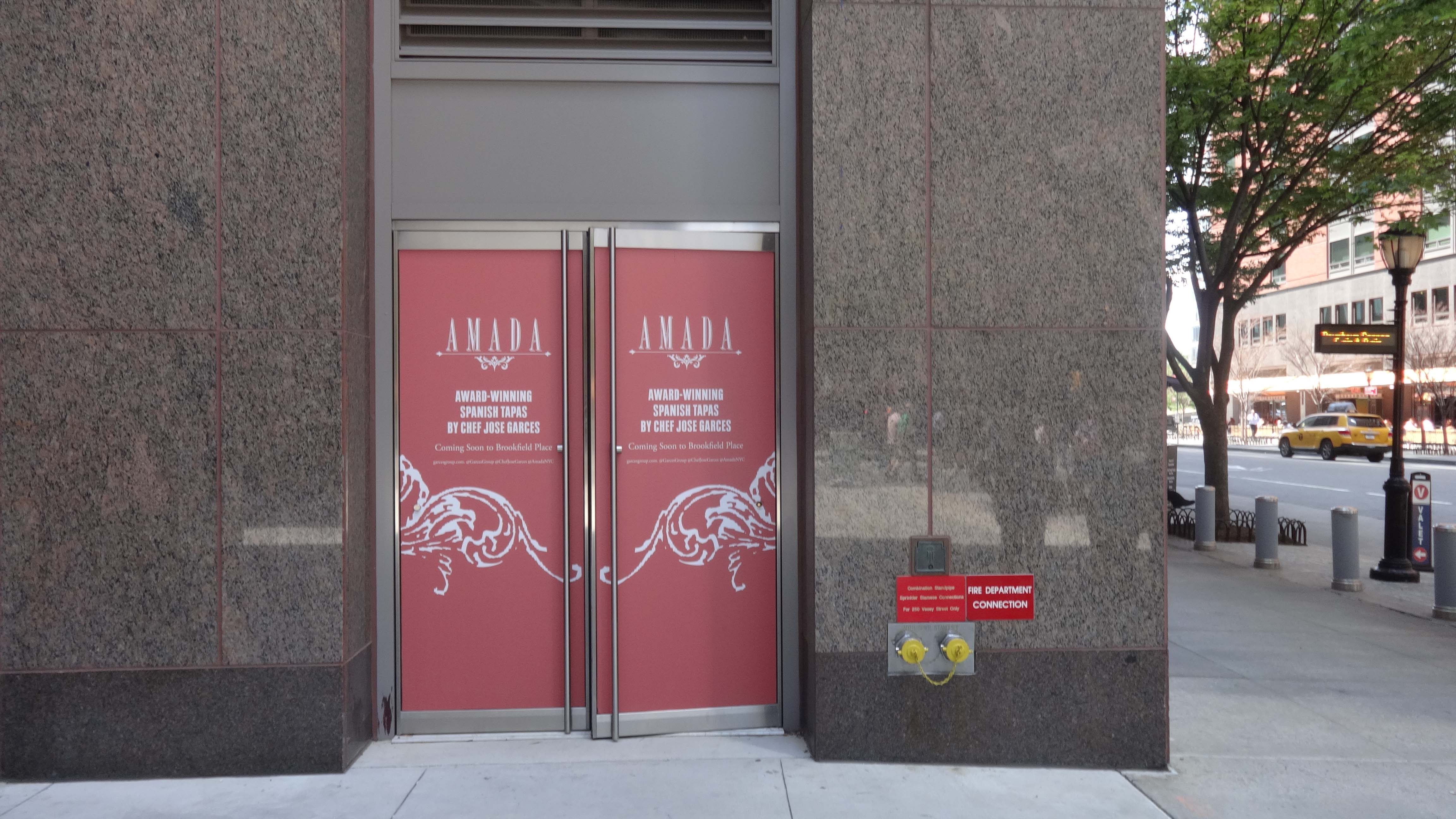 Amada doors outside 6-10-2015