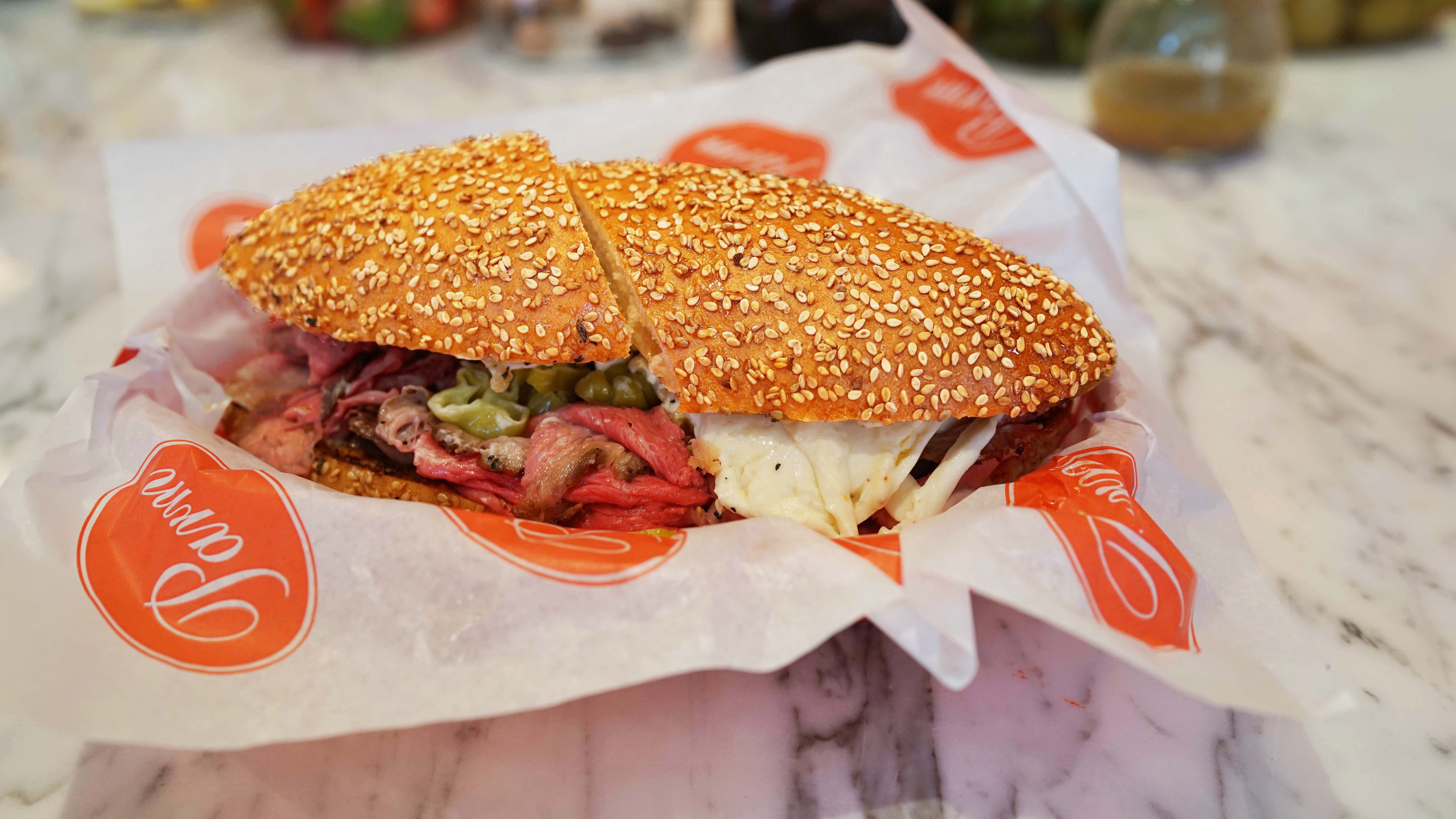 Parm Ozersky roast beef sandwich