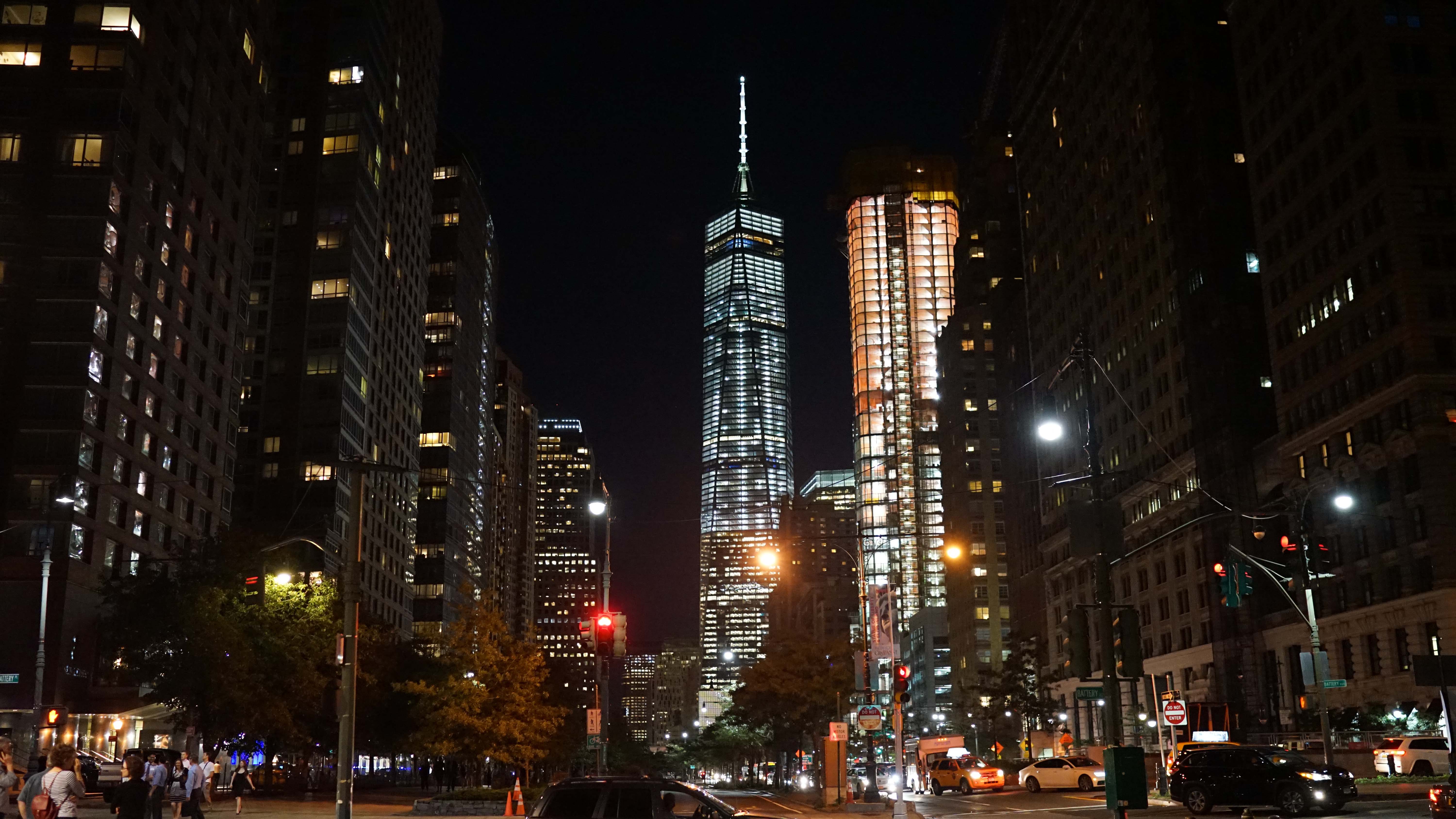 WTC 1 50 West night