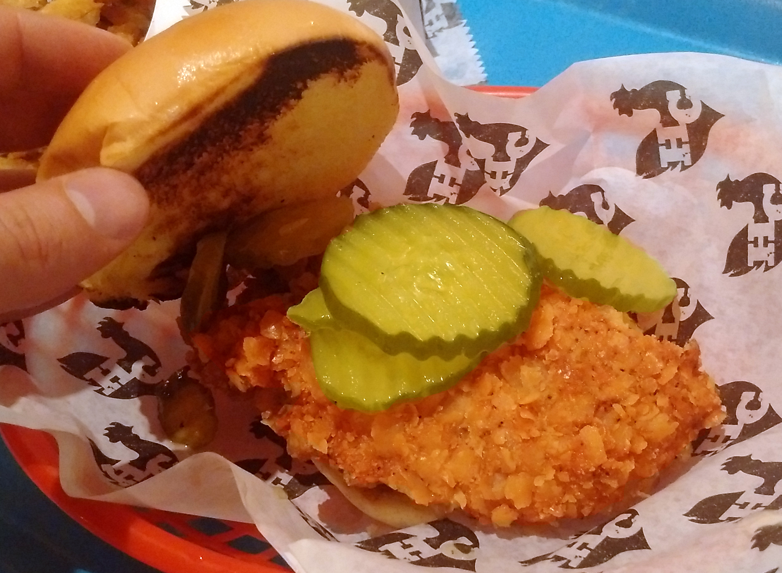 Hill Country fried chicken sandwich 2