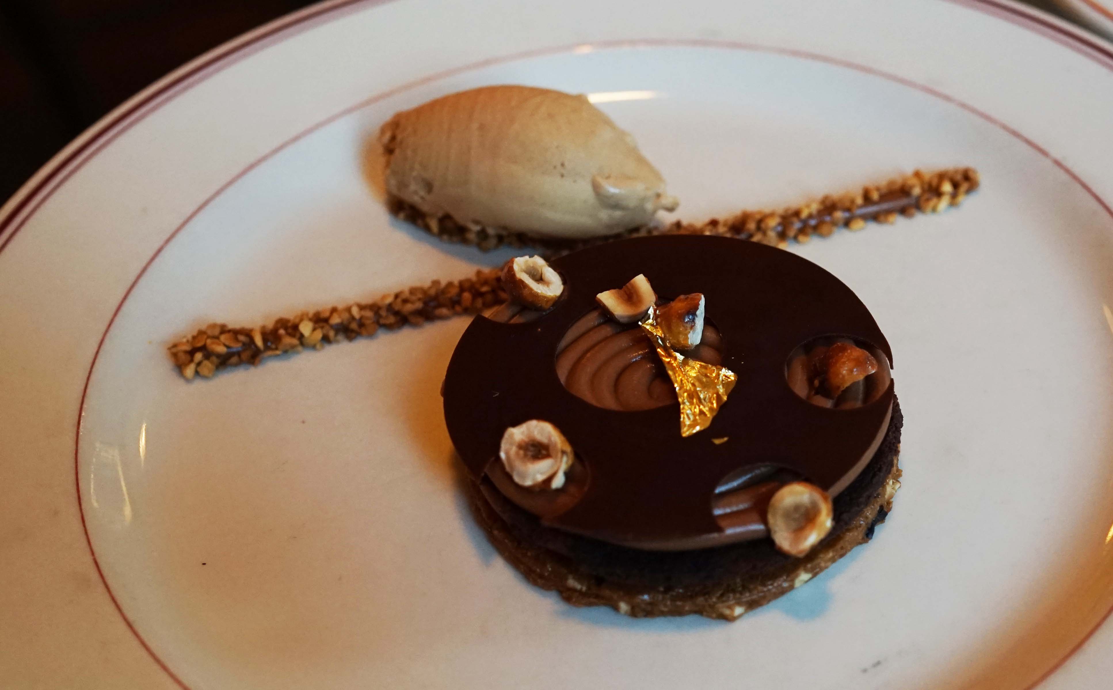 Le Diplomate chocolate wafer dessert