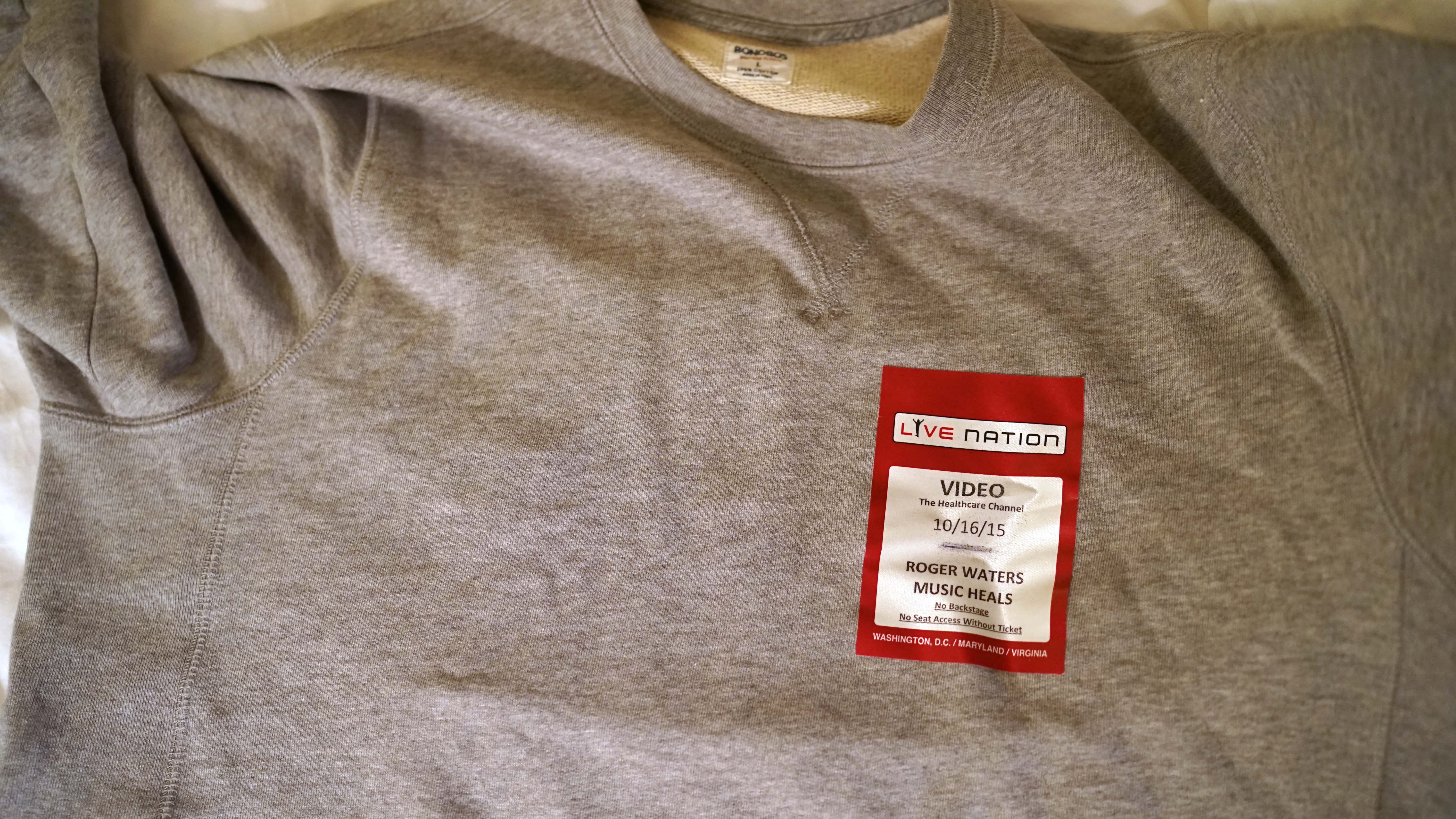 MusiCorp shirt and press tag