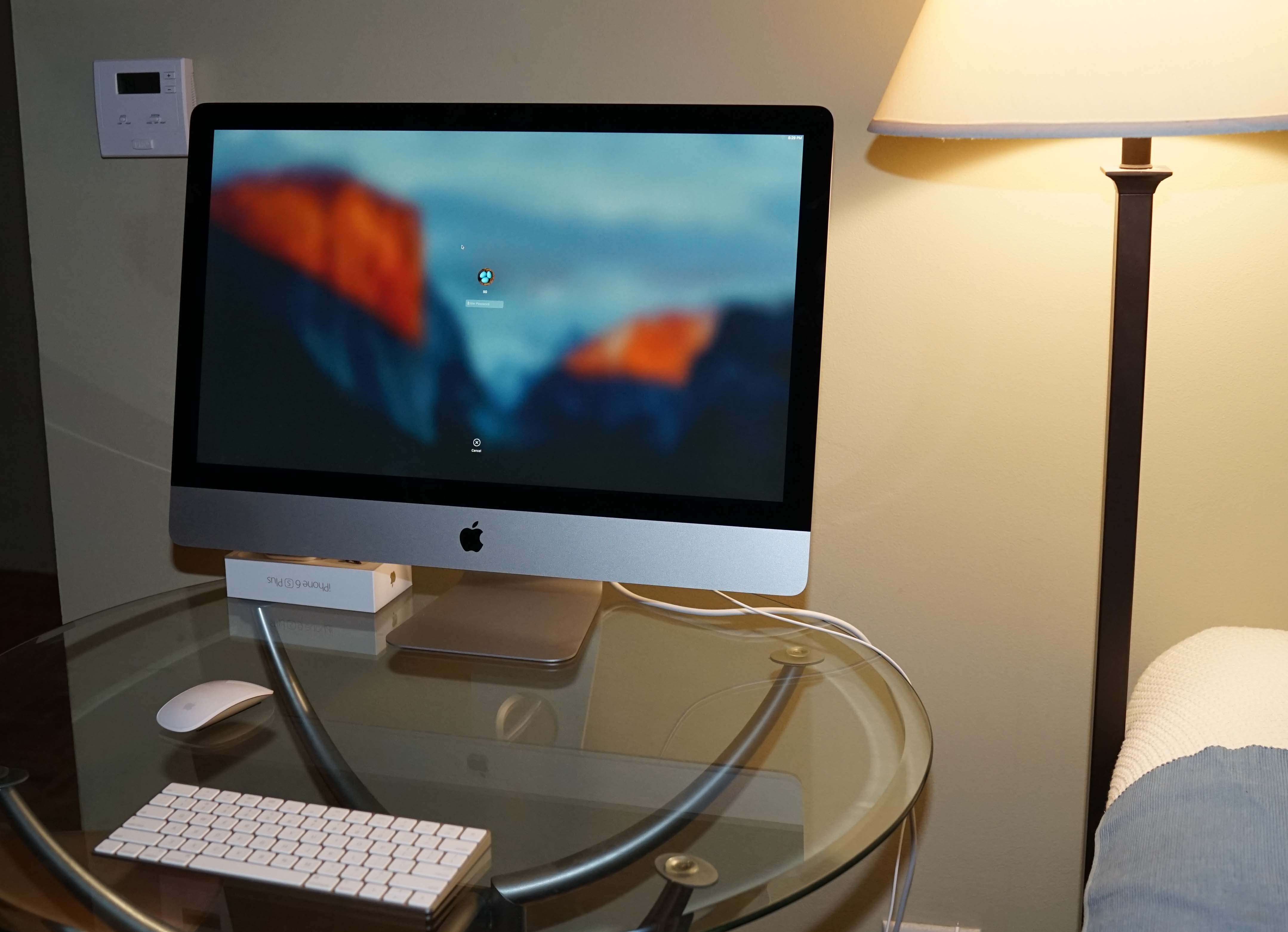 Apple iMac out of the box 11-3-2015