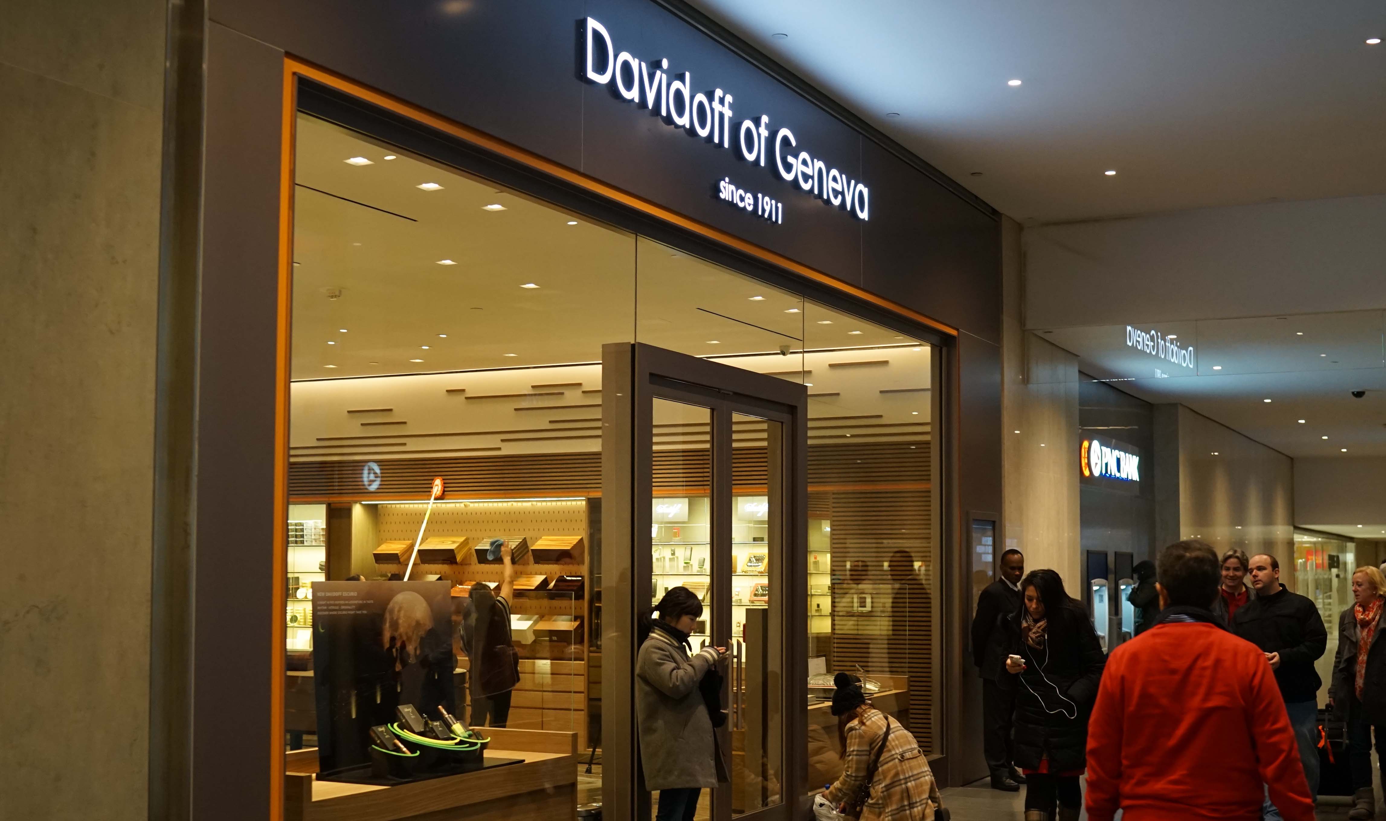 Davidoff of Geneva inside storefront