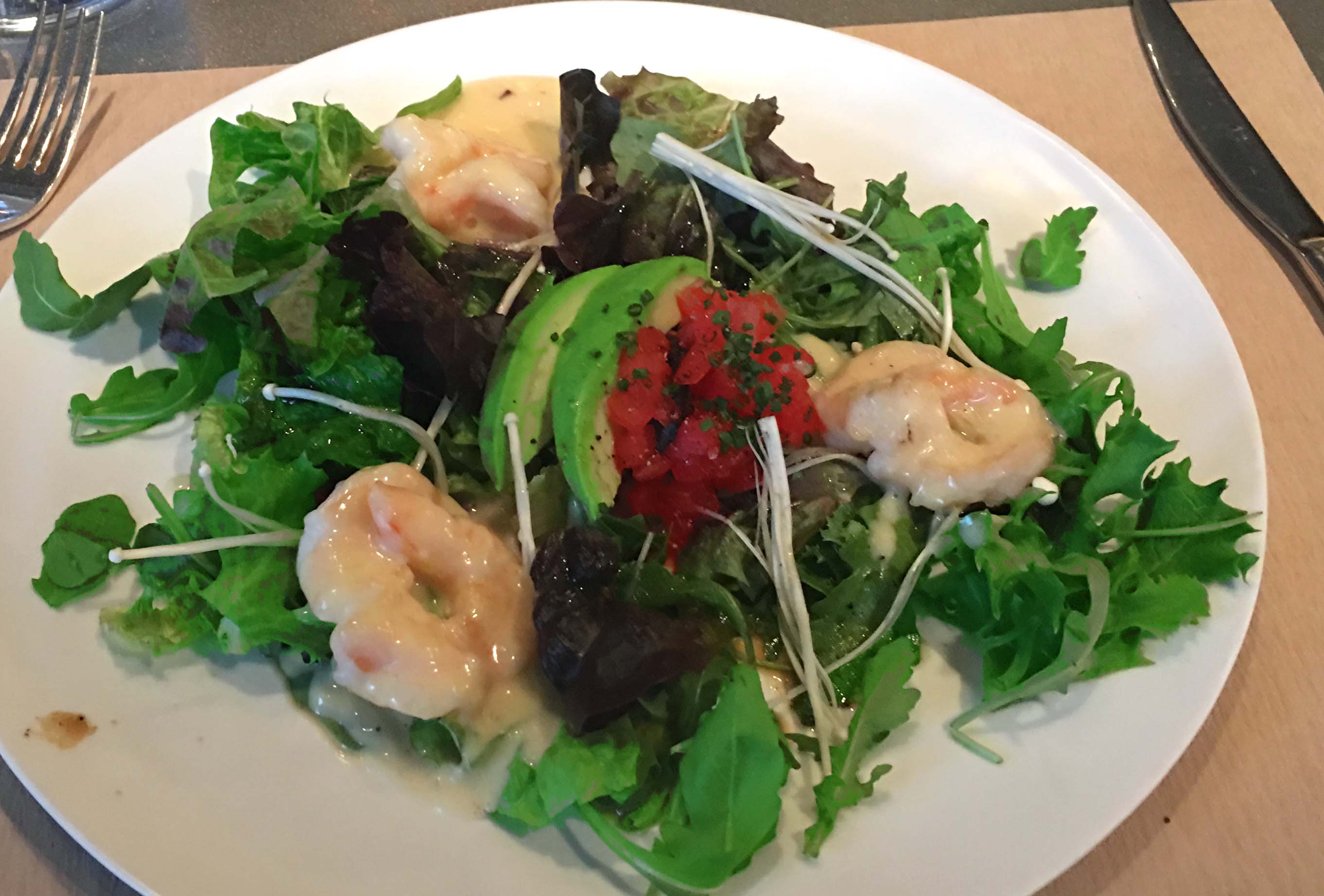 Jean Georges shrimp salad