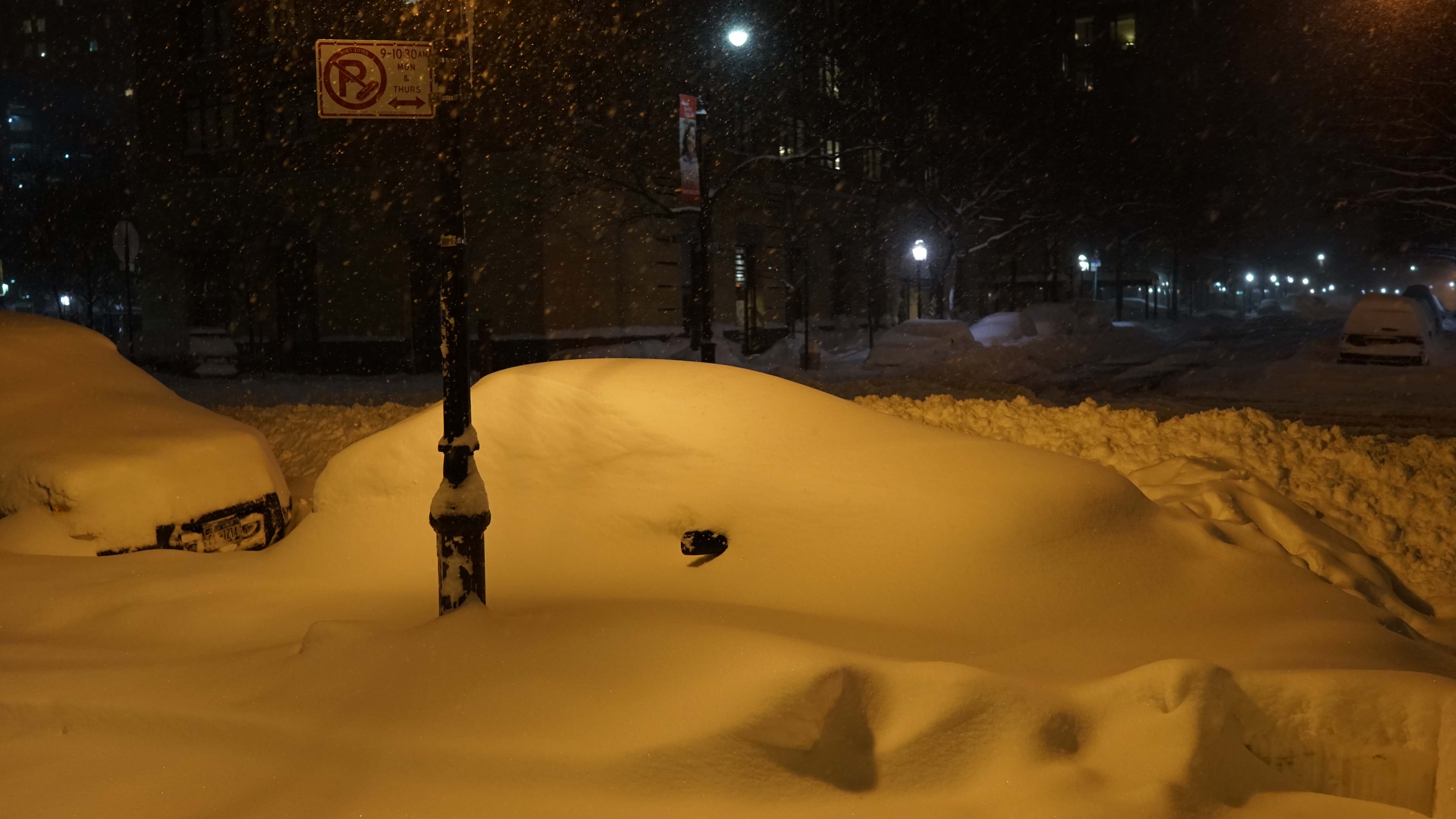 car under snow